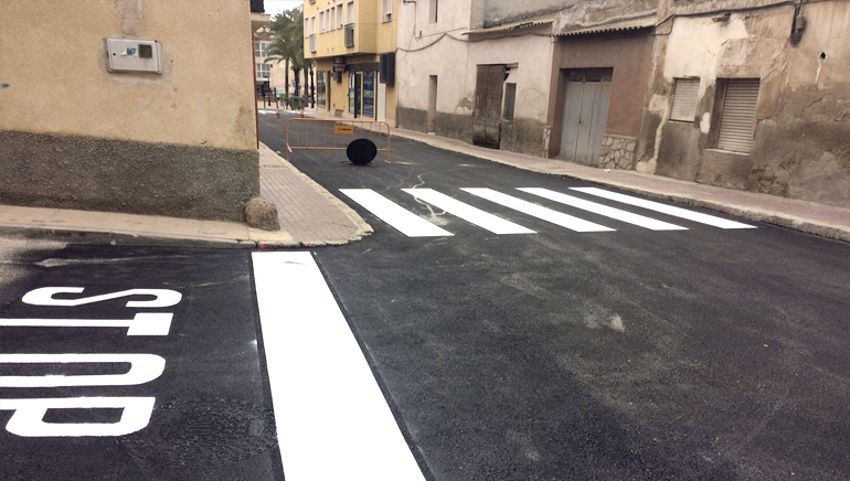 Por fin se abre al trfico la calle Cnovas del Castillo, estratgica para salir del centro urbano hacia Lorca